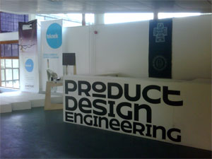 Glasgow school of art product design degree show 2009 banners and lettering