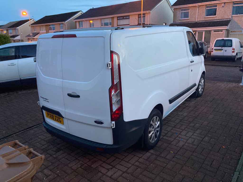 Van that has had vinyl, glue residue and been cleaned and polished